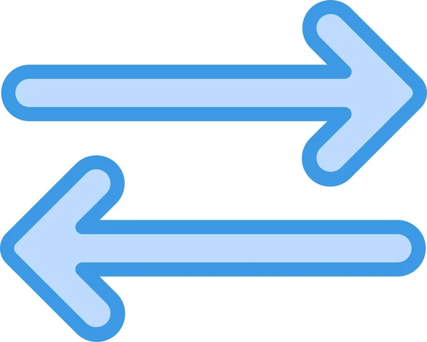 Pfeil Symbol Für Transferbörse — Stockvektor