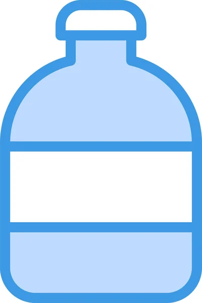 Μπουκάλι Μεταλλικό Ποτό Εικονίδιο — Διανυσματικό Αρχείο