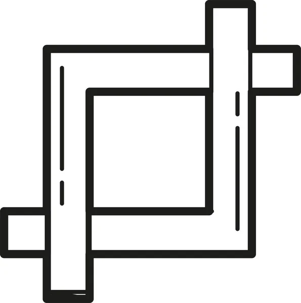 Піктограма Контуру Контуру Дизайну Стилі Контурів — стоковий вектор