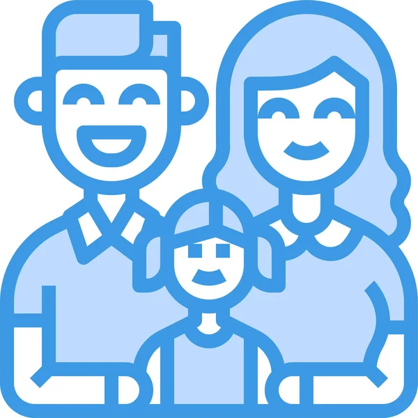 Family Relatives Mother Icon — Stock Vector