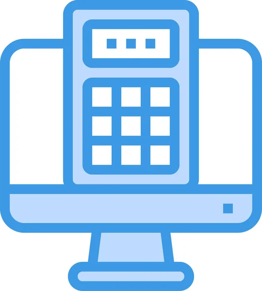 Ikona Kalkulatora Aplikacji Licznika — Wektor stockowy