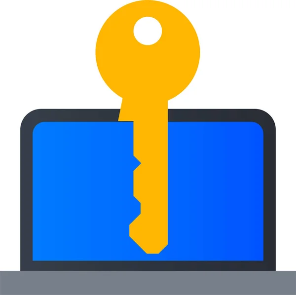 Security Protection Lock Icon — Stock Vector