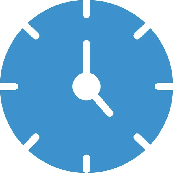 Alarmclock Clock Timer Icon Flat Style — Stock Vector