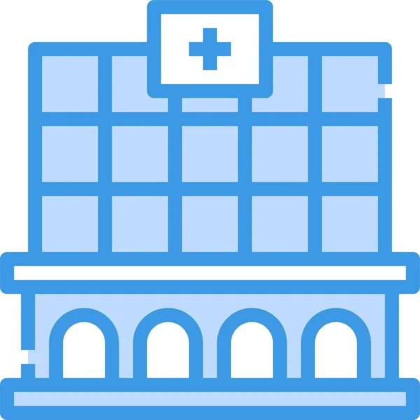 Икона Здания Больницы — стоковый вектор