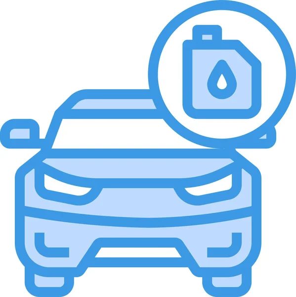 Pictogram Brandstofolie Auto — Stockvector