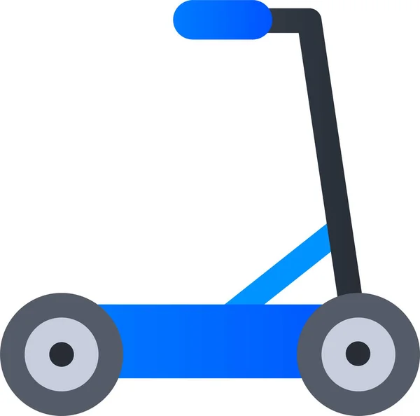 Scooter Niños Juguetes Icono — Archivo Imágenes Vectoriales