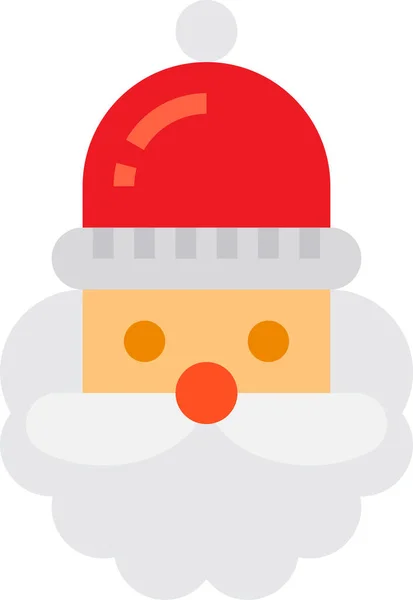 Navidad Claus Santa Icon Categoría Navidad — Vector de stock