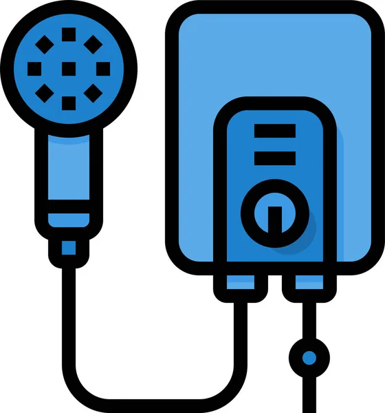 Electronics Heater Household Icon — Stock Vector