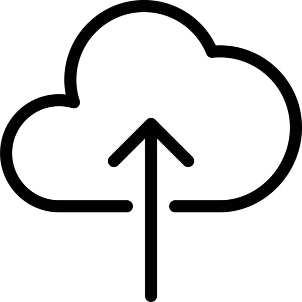 Иконка Сервера Центра Обработки Данных Стиле Наброска — стоковый вектор