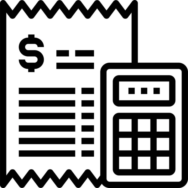 Иконка Бизнес Калькулятора — стоковый вектор