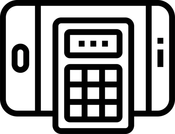 App Symbol Für Taschenrechner — Stockvektor