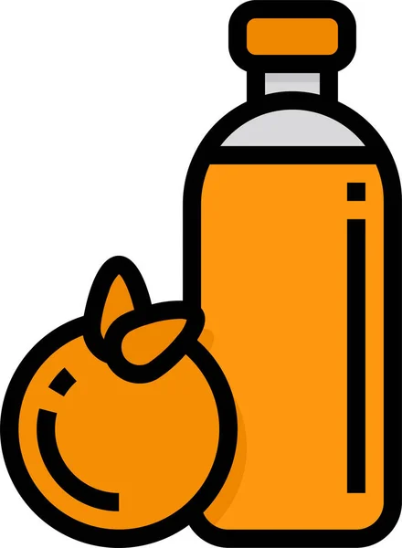 Orange Juice Drink Icon — Stock Vector