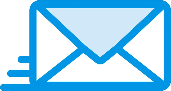 Ícone Mail Comunicação Chat Estilo Esboço Preenchido — Vetor de Stock