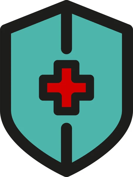 Иконка Стоматологического Обслуживания Стиле Заполненного Плана — стоковый вектор