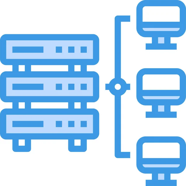 Kommunikation Computer Internet Symbol Computer Hardware Kategorie — Stockvektor