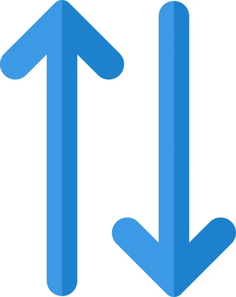 Pfeil Symbol Übertragen — Stockvektor
