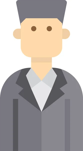 Ikona Avatara Business Man Kategorii Avatar — Wektor stockowy