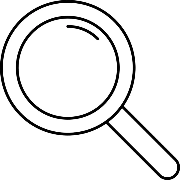 Find Glass Search Icon Mixed Category — Stockvektor