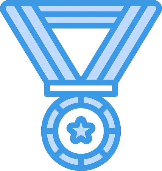 Premio Medaglia Oro Icona — Vettoriale Stock