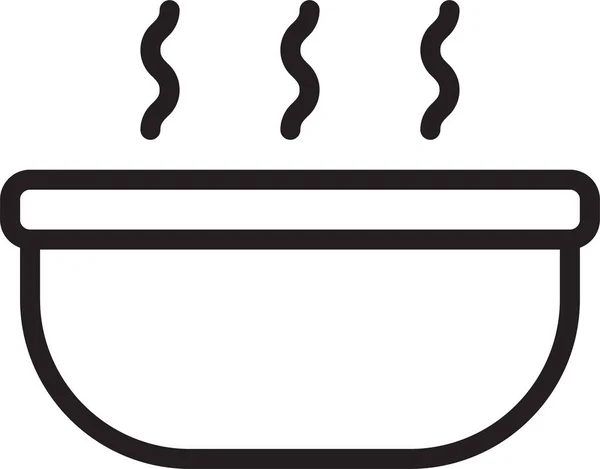 Cooking Food Home Icon Outline Style — Stock Vector