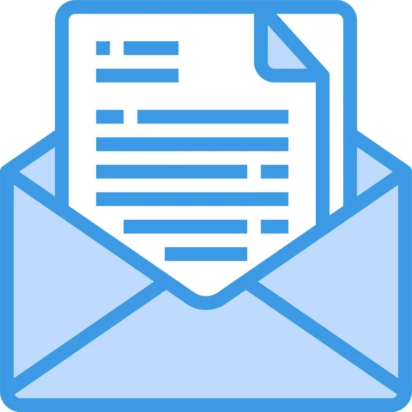 Icona Dei File Busta Email — Vettoriale Stock