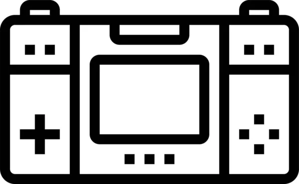 Controlador Gadget Icono Del Juego Categoría Dispositivos Electrónicos Electrodomésticos — Archivo Imágenes Vectoriales