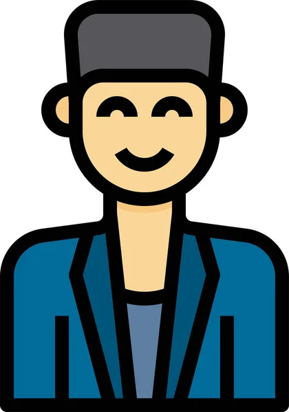 Avatar Man Young Icon — Stock Vector