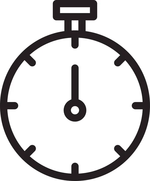 Reloj Reloj Arena Icono Cronómetro Estilo Contorno — Vector de stock