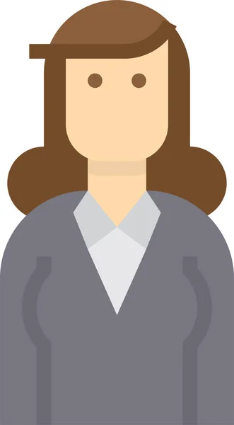 Avatar Icono Pelo Negocios Categoría Avatar — Archivo Imágenes Vectoriales