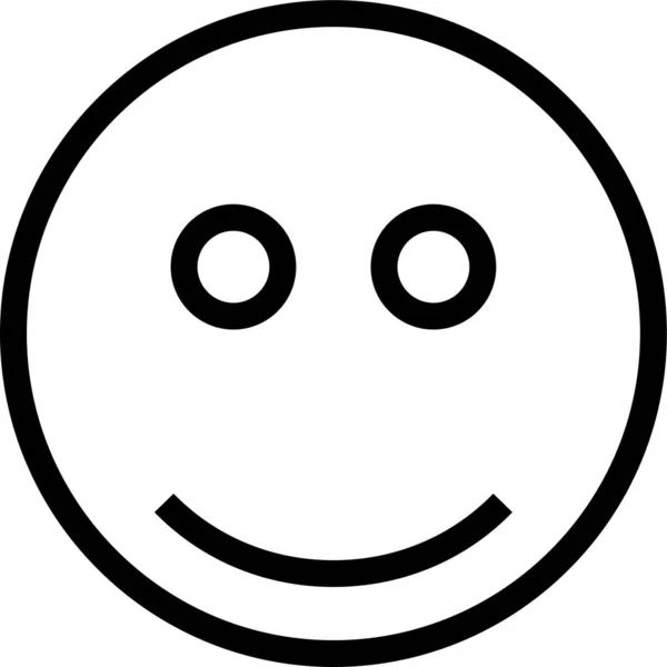 Emoji Emoticon Sentindo Ícone Estilo Esboço — Vetor de Stock