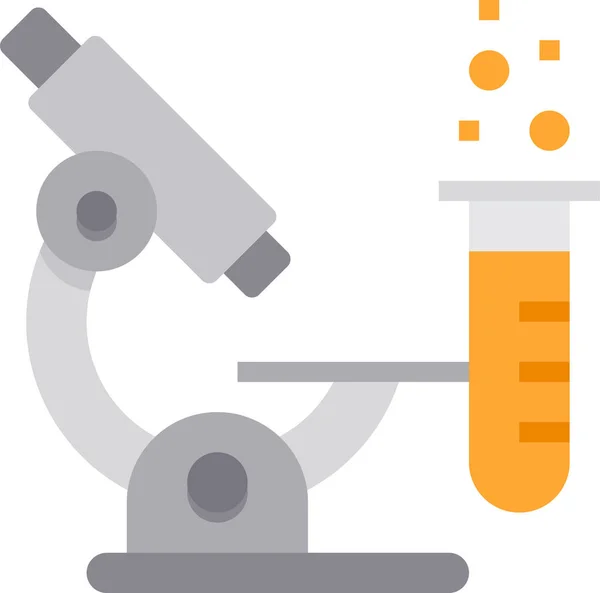 Microscop Laborator Pictogramă Medicală — Vector de stoc