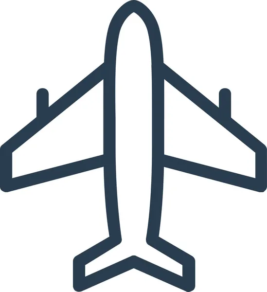 Иконка Доставки Аэробуса Набросок — стоковый вектор