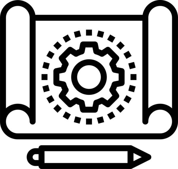 Art Design Gear Icon Στην Κατηγορία Φωτογραφίας — Διανυσματικό Αρχείο