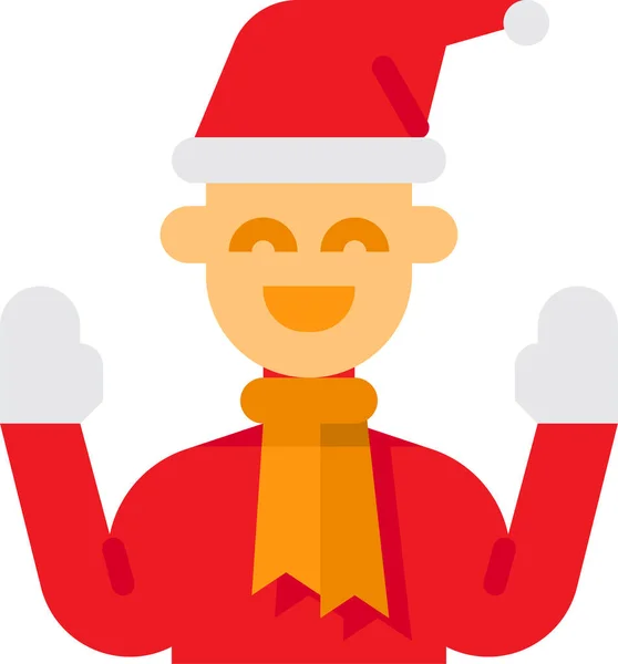 Christmas Avatar Family Icon Christmas Category — Vettoriale Stock
