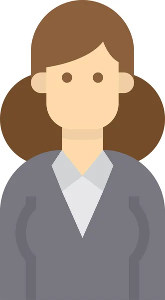Avatar Business Hair Icon Der Kategorie Avatar — Stockvektor