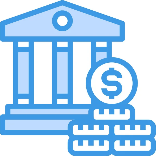 Значок Фінансових Монет Банку — стоковий вектор