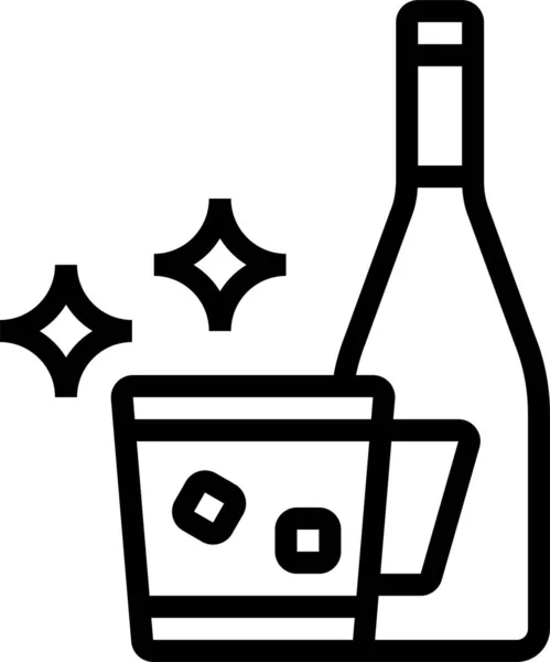 Tonic Soda Drink Symbol — Stockvektor