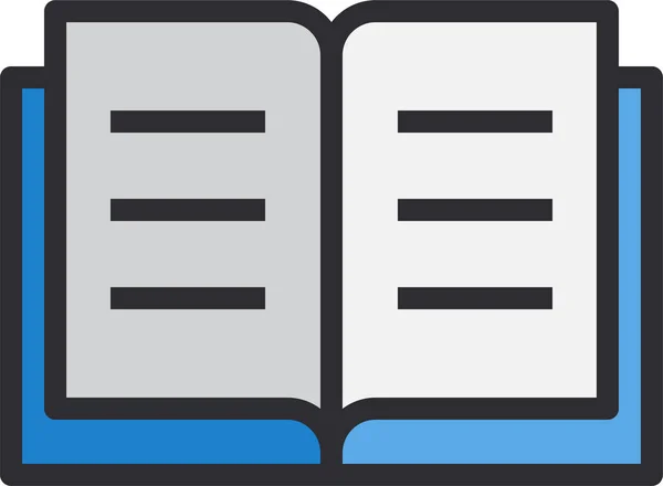 Иконка Бизнес Книги Стиле Заполненного Контура — стоковый вектор