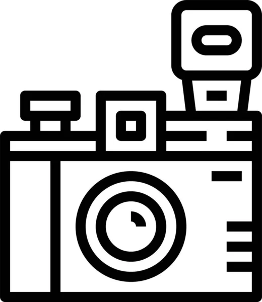 Camera Image Photo Icon Electronic Devices Appliances Category — Stock Vector