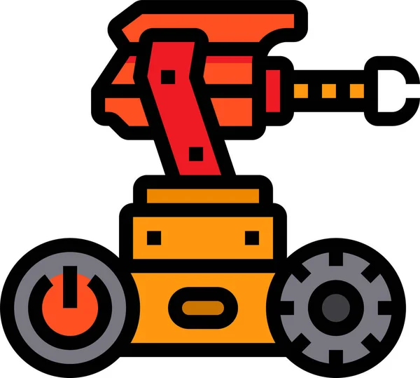 Robot Robotica Kunstmatige Pictogram — Stockvector