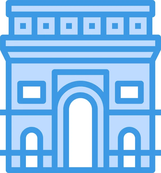 Arc Triomphe Simgesi — Stok Vektör