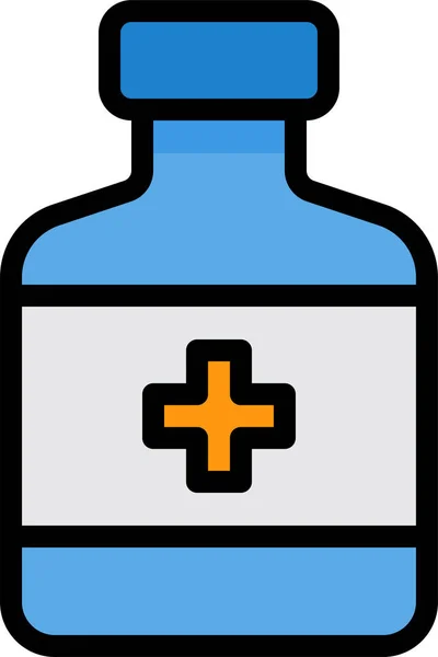 Значок Здоров Пляшок Наркотиків — стоковий вектор
