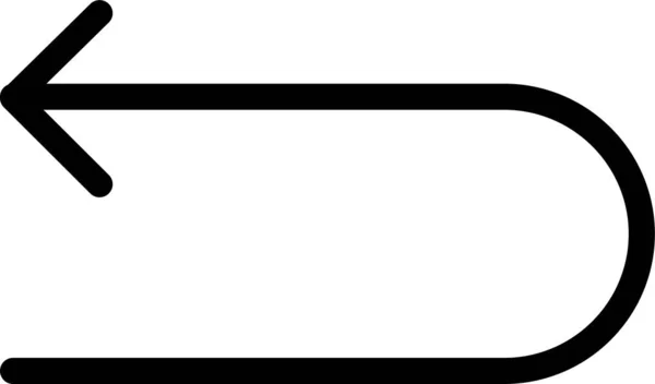 Піктограма Напрямку Стрілок Стилі Контурів — стоковий вектор