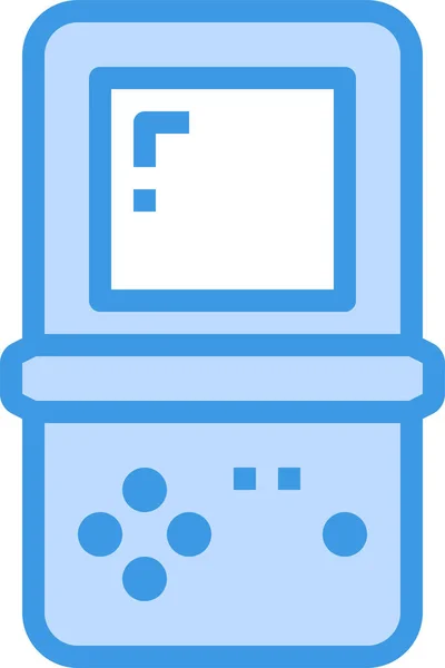 Console Game Gaming Pictogram Categorie Elektronische Apparaten Apparaten — Stockvector