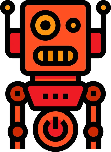 机器人人工图标 — 图库矢量图片