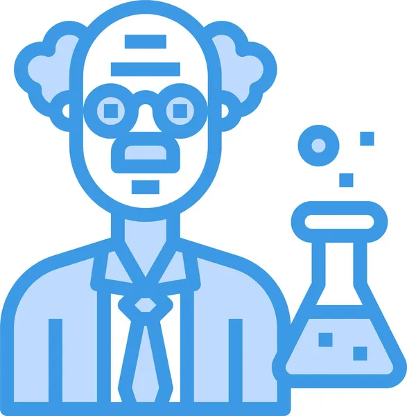 Avatar Chemistry Education Icon Avatar Category — Stock Vector