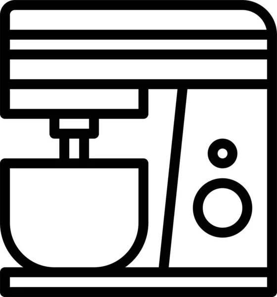 Иконка Смесителя Пищевой Посуды — стоковый вектор
