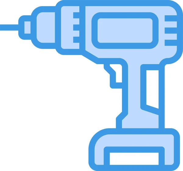 Drill Drilling Machine Icon — Stock Vector