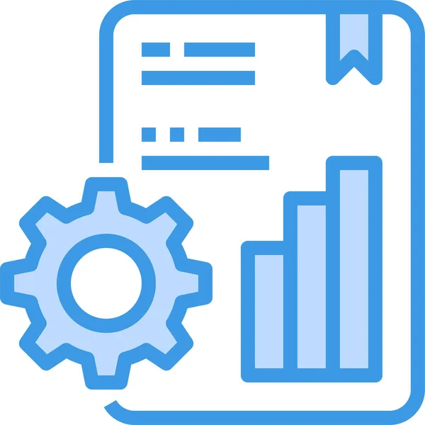 Business Finance Management Ikone Ausgefüllten Outline Stil — Stockvektor