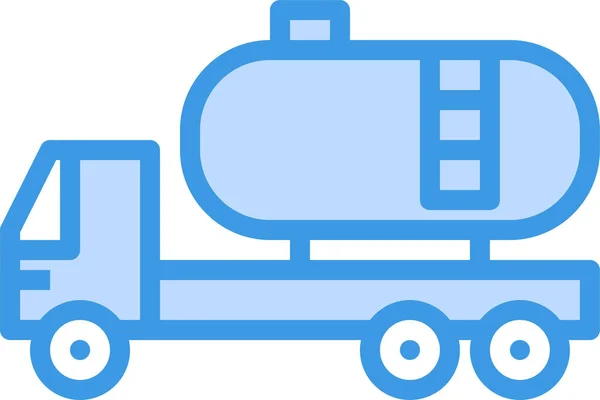 Ícone Transporte Tanque Carga Categoria Ferramentas Construção —  Vetores de Stock